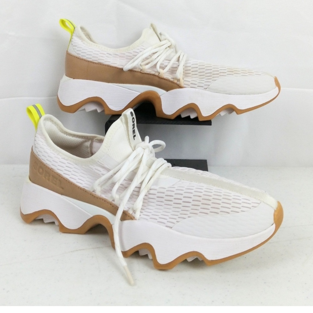 Sorel Kinetic Impact  Lace Up Sneakers Women Size 10.5 White  2030311125